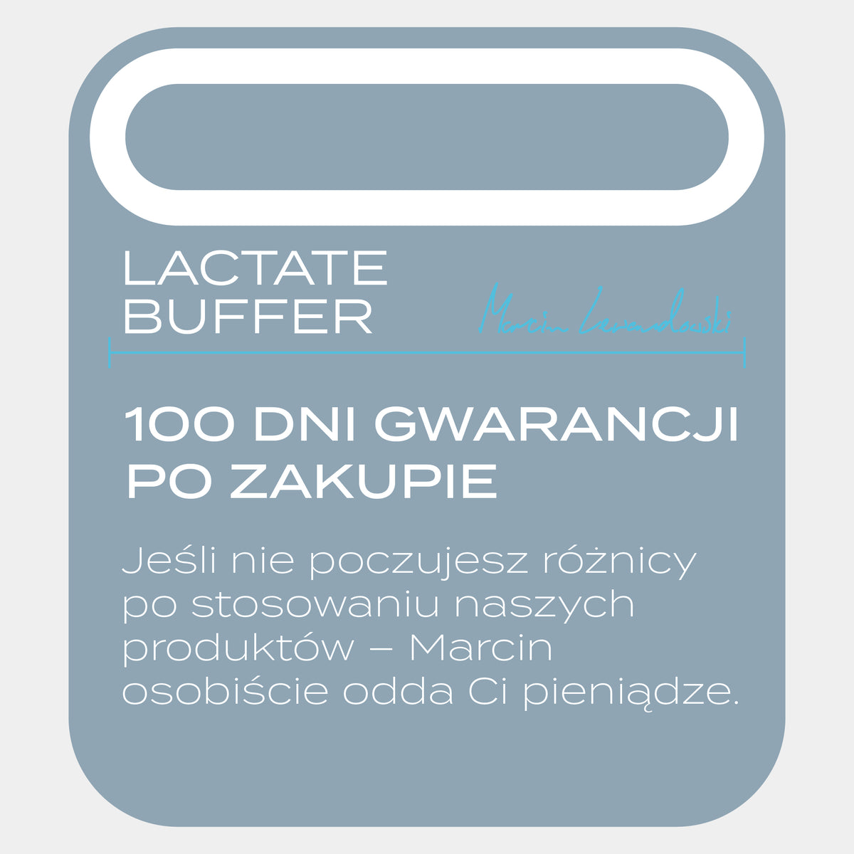 LACTATE BUFFER | wodorowęglan sodu w kapsułkach