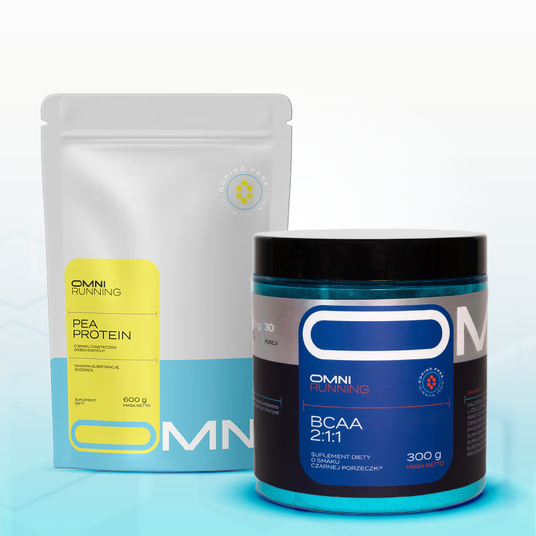 Regeneracja Pack - BCAA i Pea Protein po treningu | Omni Running