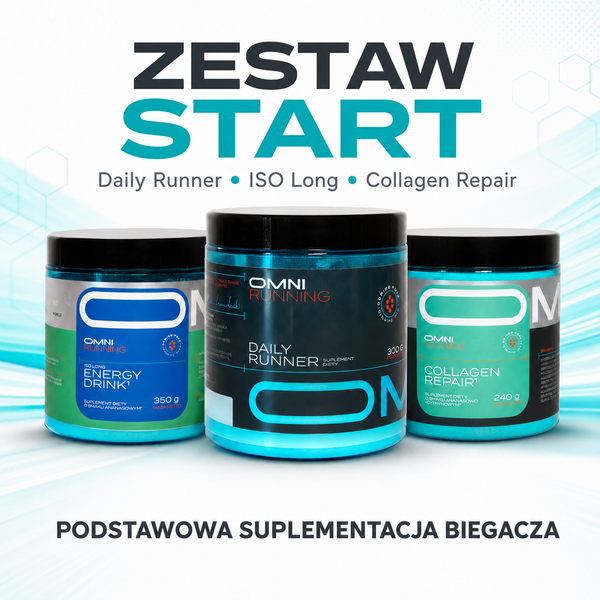 ZESTAW START - podstawowa suplementacja biegacza